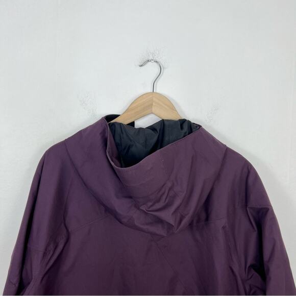 Homeschool With Teeth Purple Ski Snowboarding Shell Jacket Size Large - Picture 12 of 16